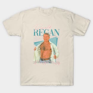 Ronald Regan ¯\_(ツ)_/¯ 90s Styled Aesthetic Fan Design T-Shirt